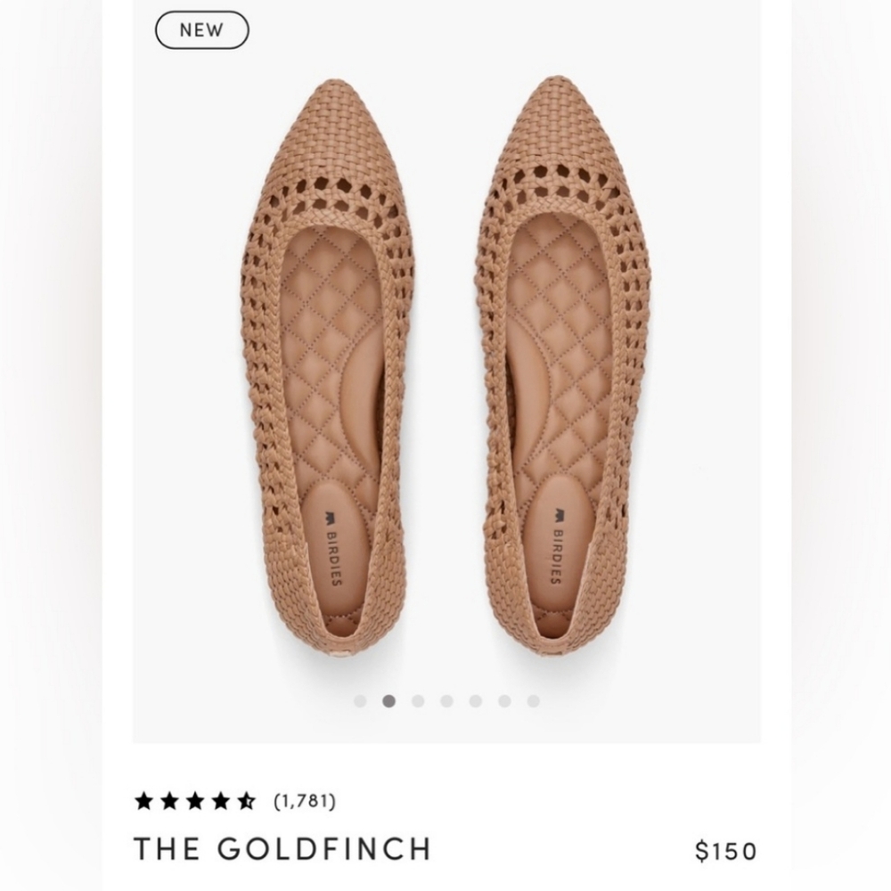 Birdies Goldfinch Almond Weave 8.5